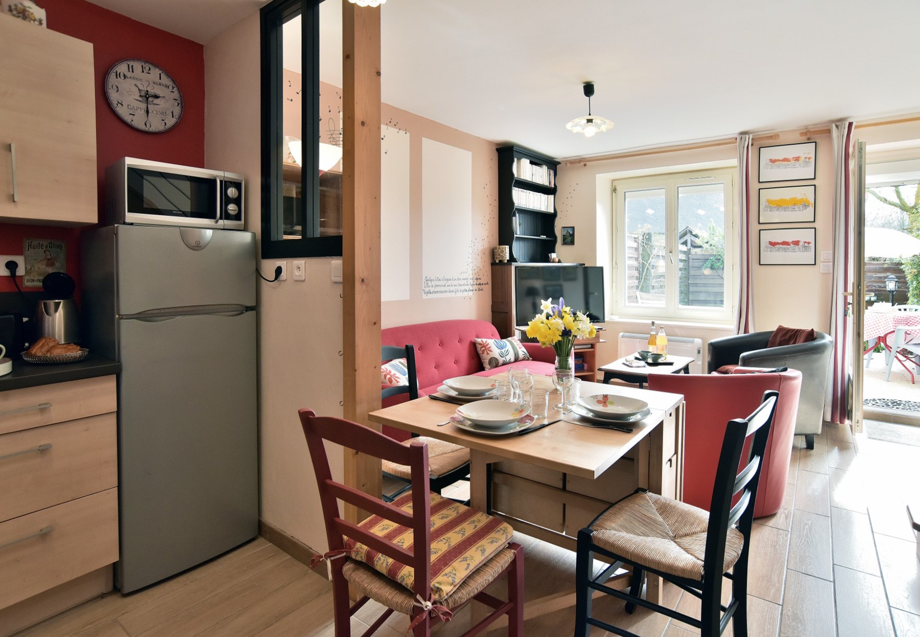 Pièce à vivre lumineuse