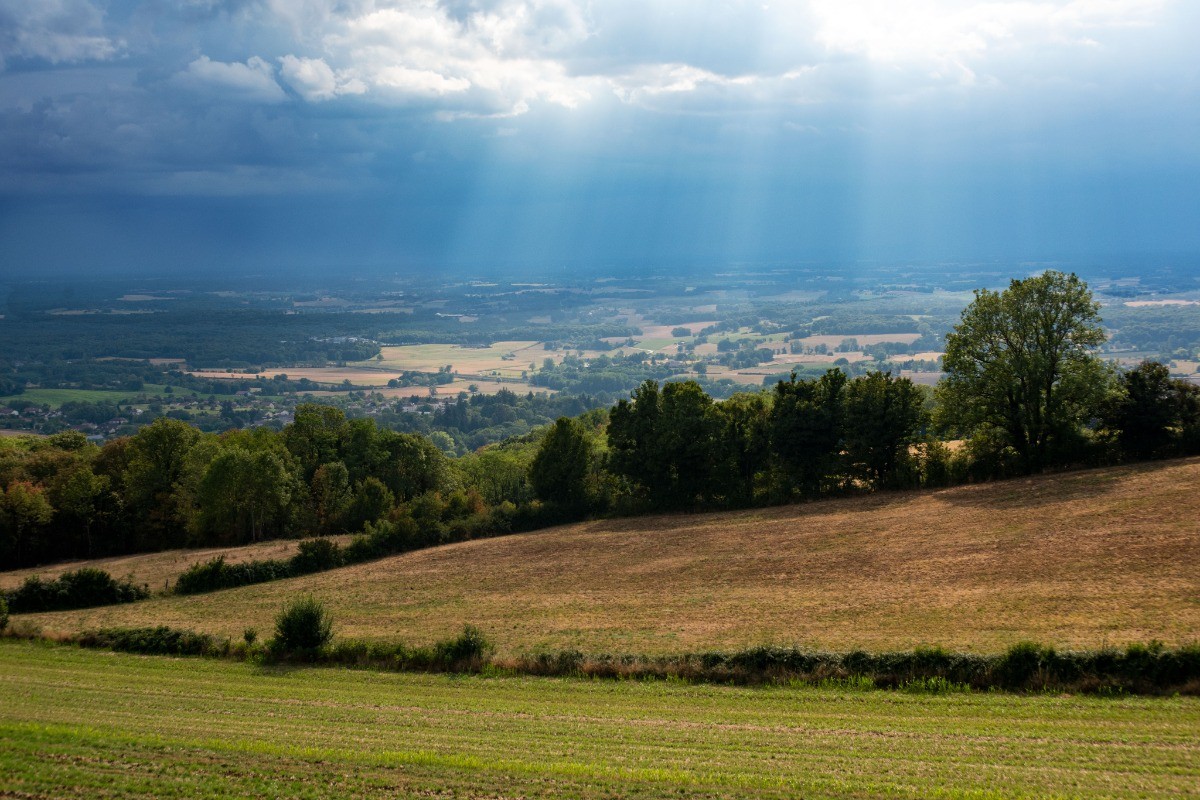 Vue sur la plaine