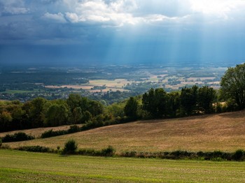 Vue sur la plaine