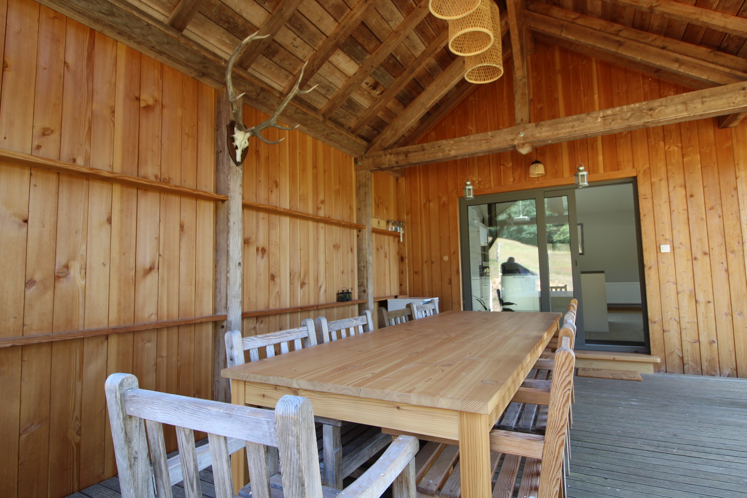 Terrace - Gîte Les Vieux Champs