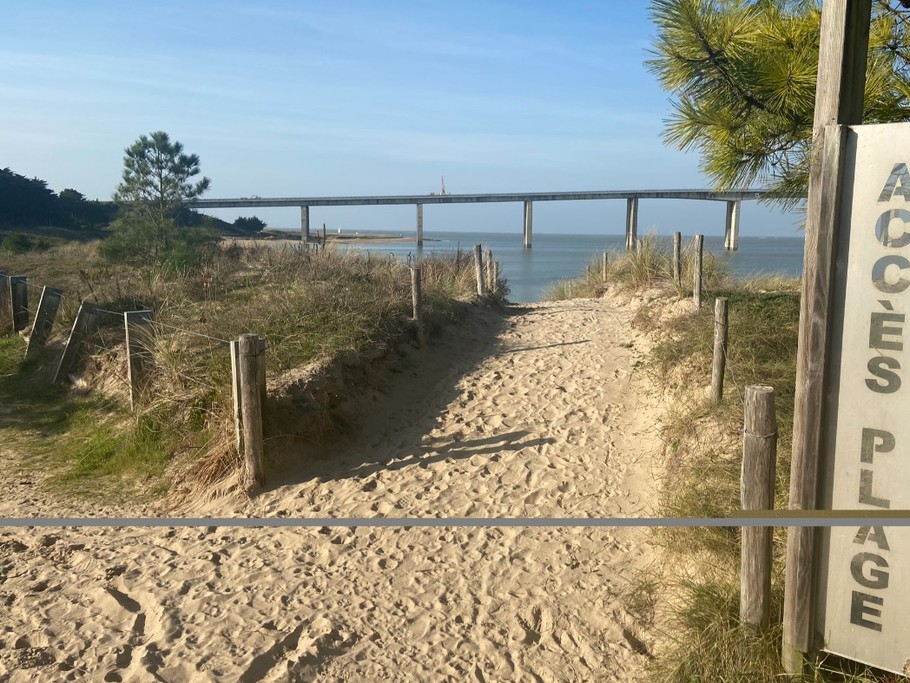 accès plage de Fromentine