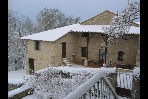 La Borde en hiver