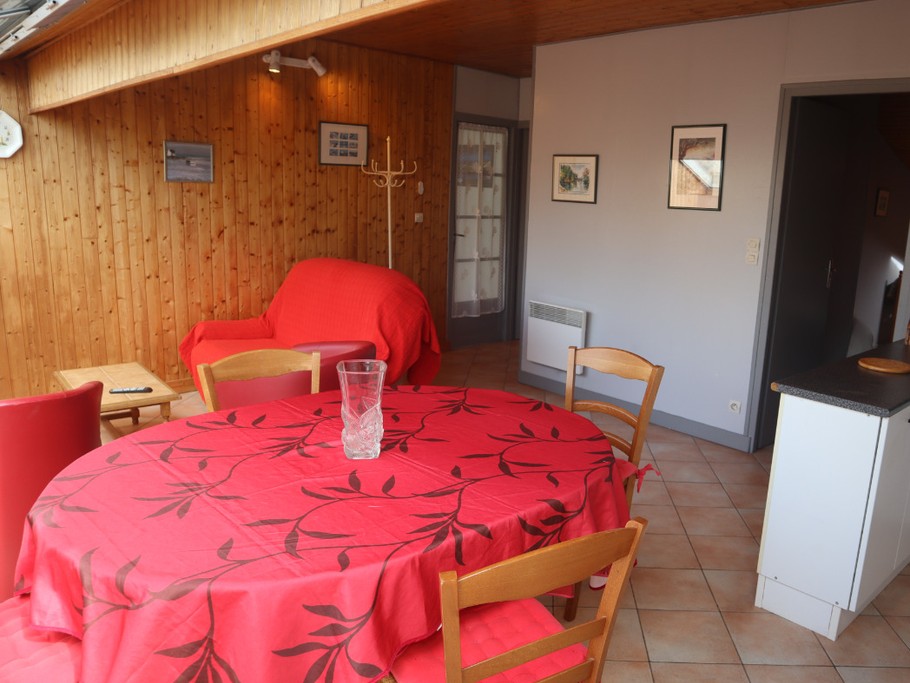 Séjour cuisine, Le Logis des Granges près de Surgères en Charente maritime