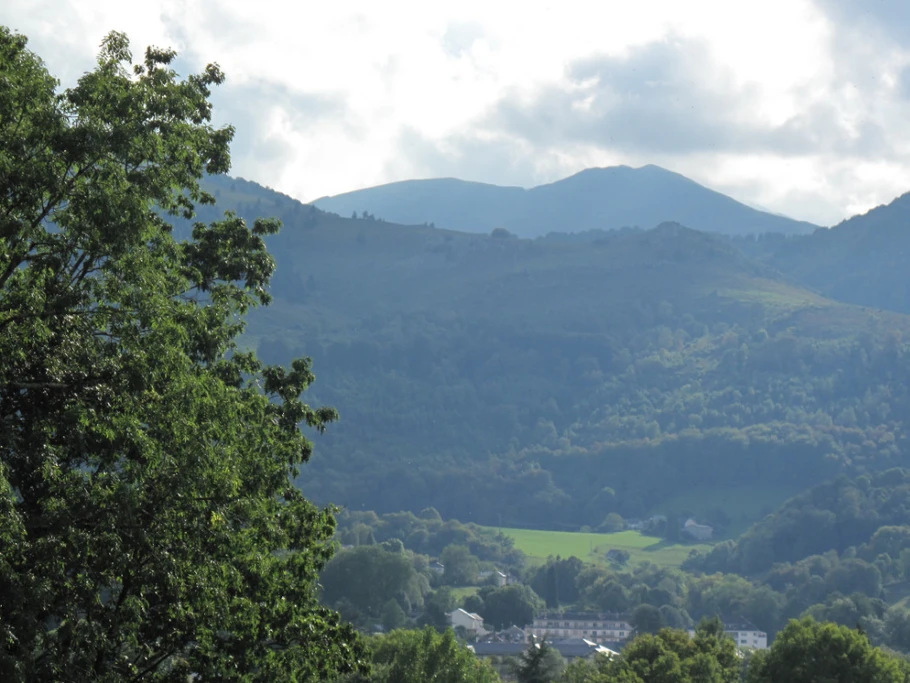 Vue de la montagne depuis le studio Joubarbe