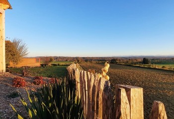 Duffort-Gers-Domaine de la Cambre-roulotte-camping à la ferme-nature-déconnexion-carrière