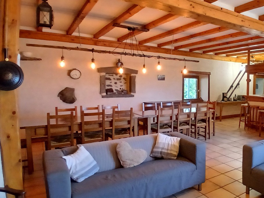 Gîte "Mont Carmel" : The lounge / dining room