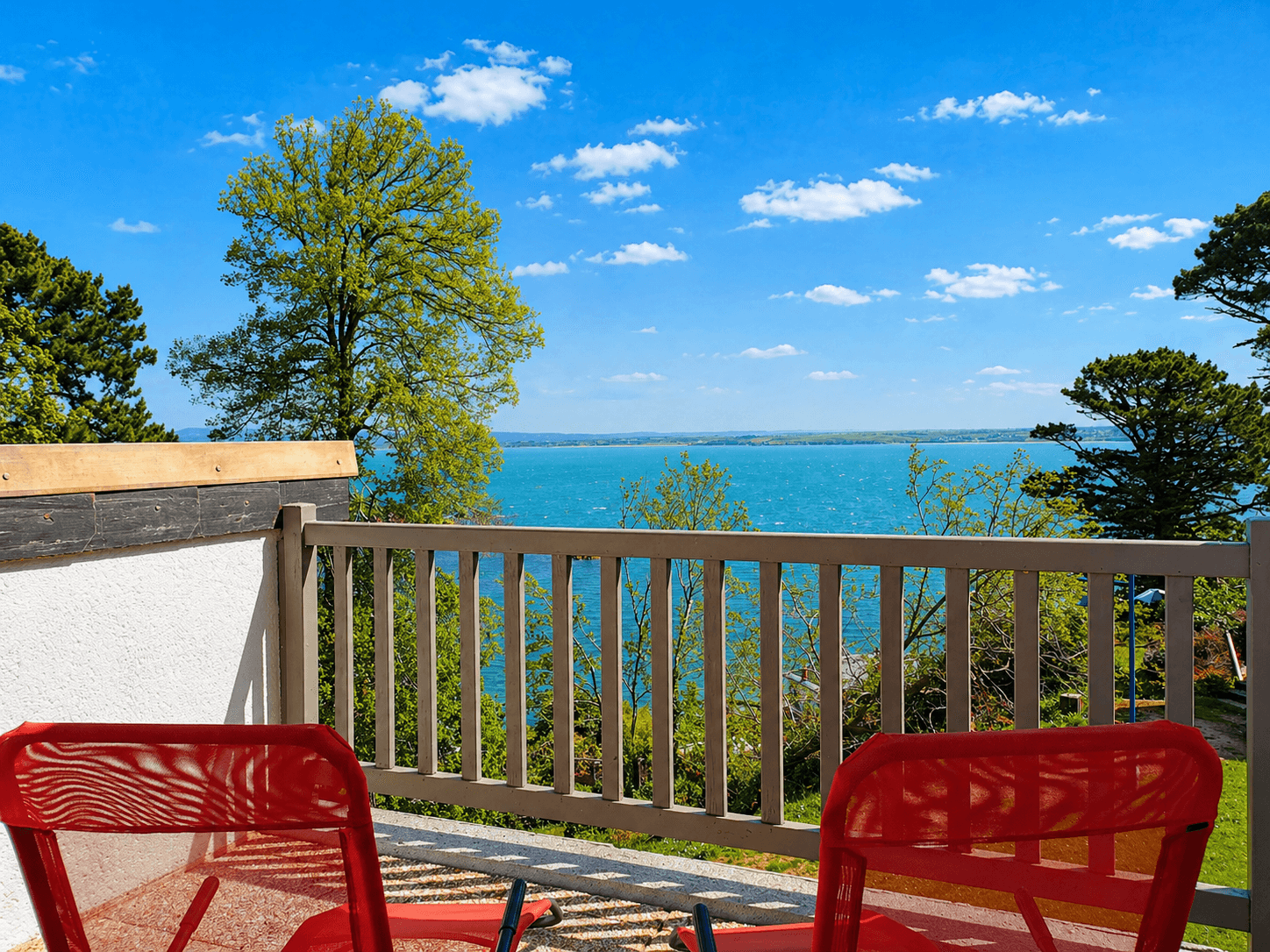 Balcony terrace with sea view