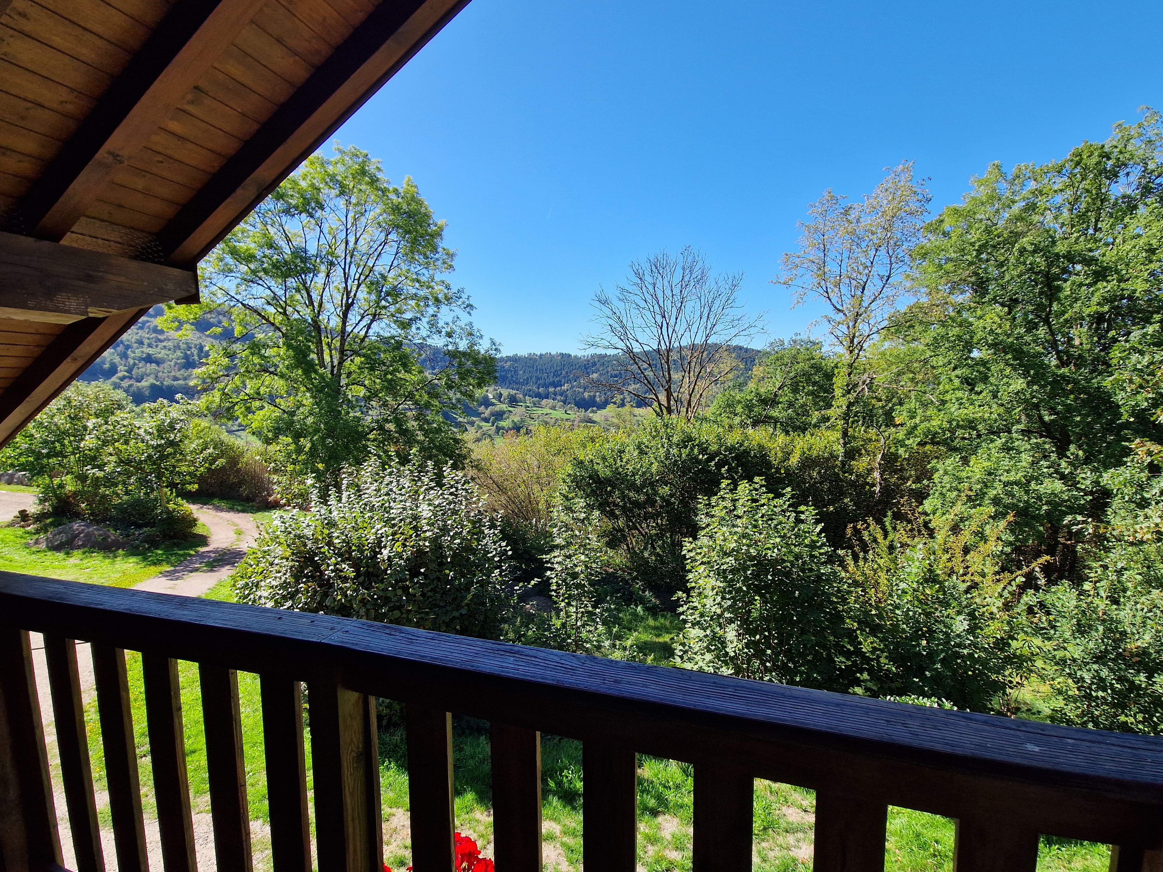 Balcony and its view of the Massif – Gite Gentiane