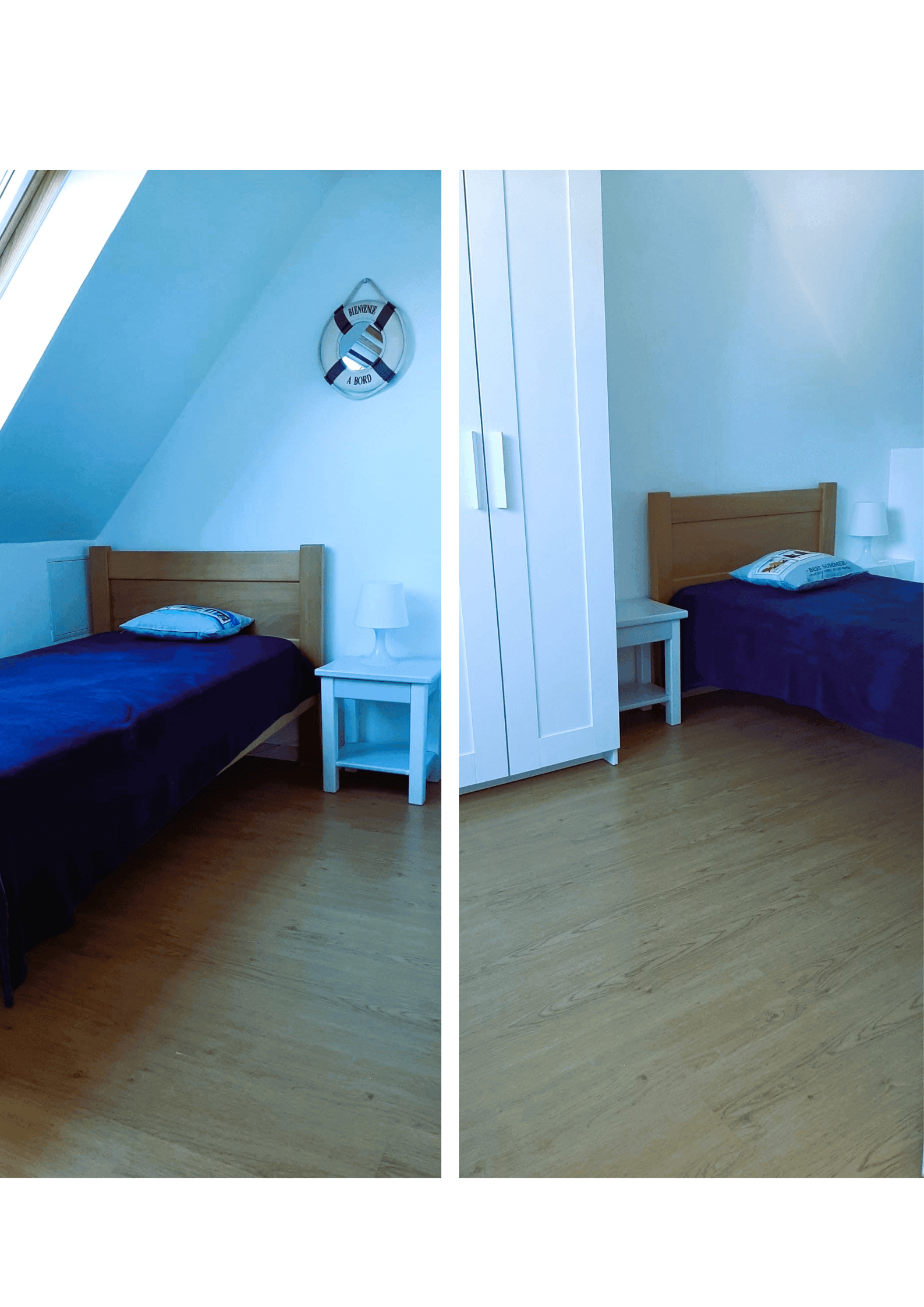 chambre 2 lits simples 90x190cm