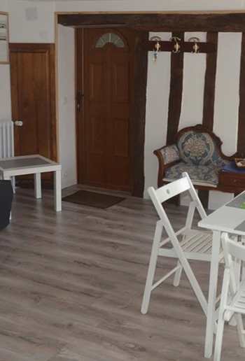 L'entrée du gîte Agapanthes