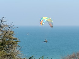 Parapente vue terrasse