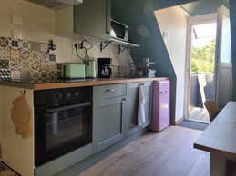 BIGOT, Pludual, Clévacances holiday rental, kitchen-diner
