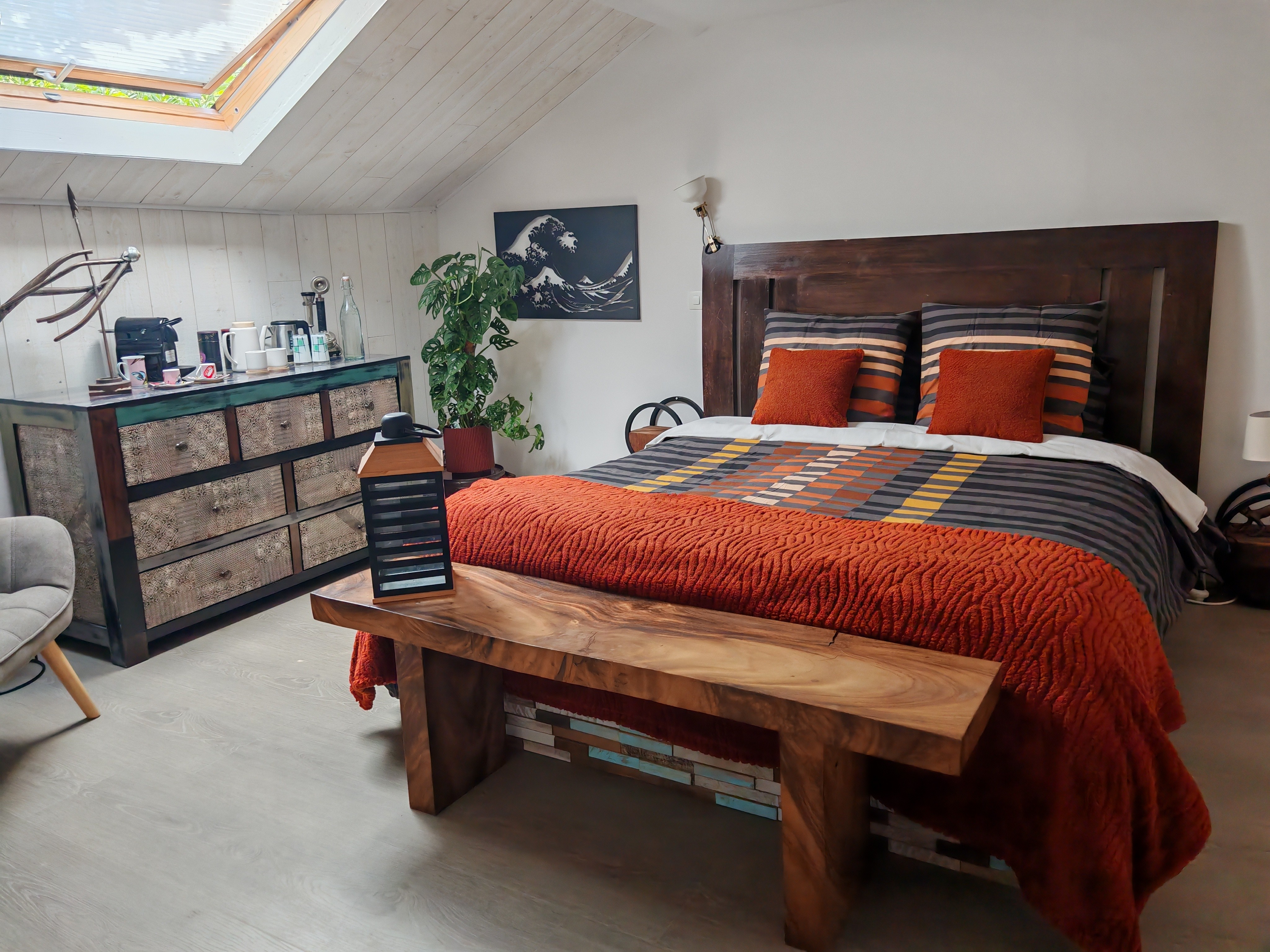 Chambre Lotus Bleu - l'Atelier