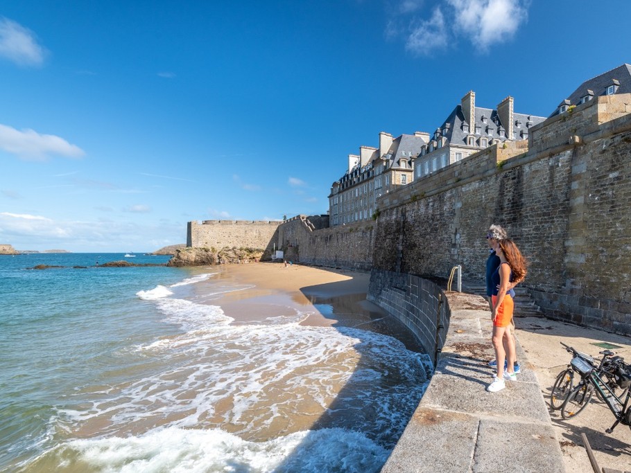 L'ancienne cité corsaire de Saint-Malo.
Crédits photo : CRTB BERTHIER-Emmanuel