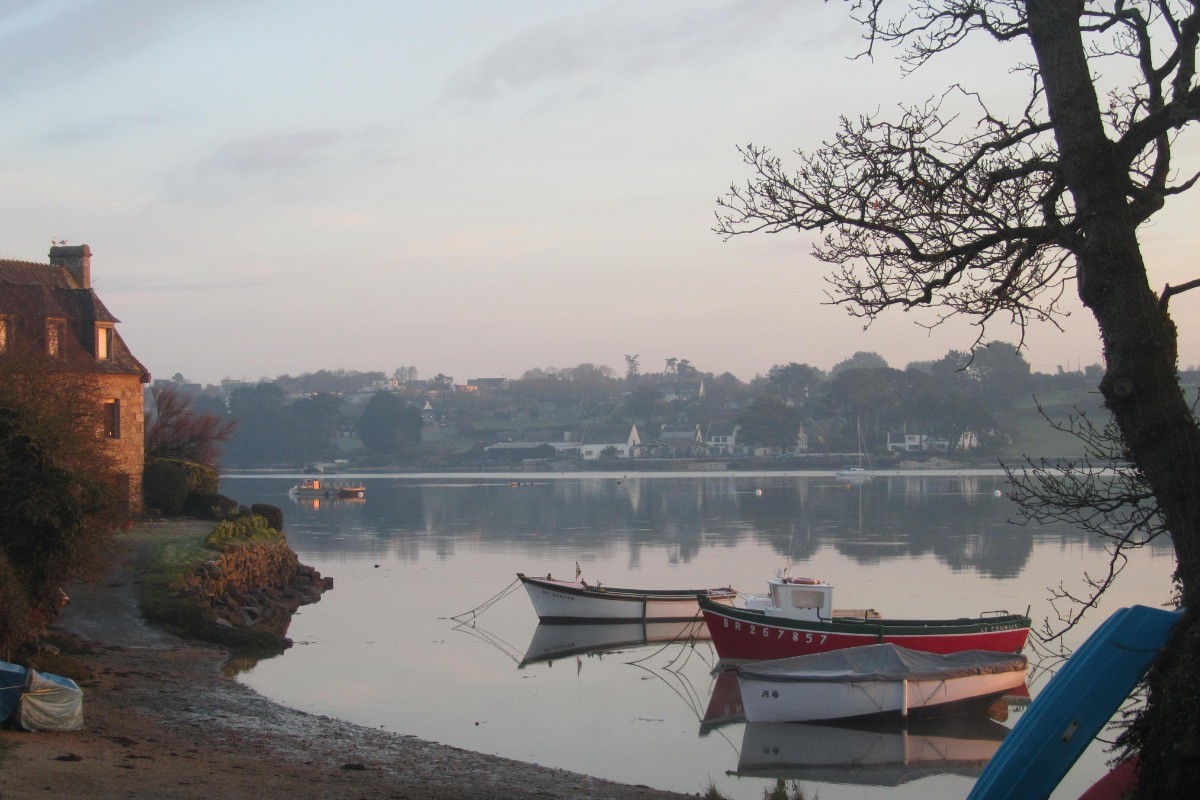 un matin sur les rives de l'aber-benoît à st-Pabu