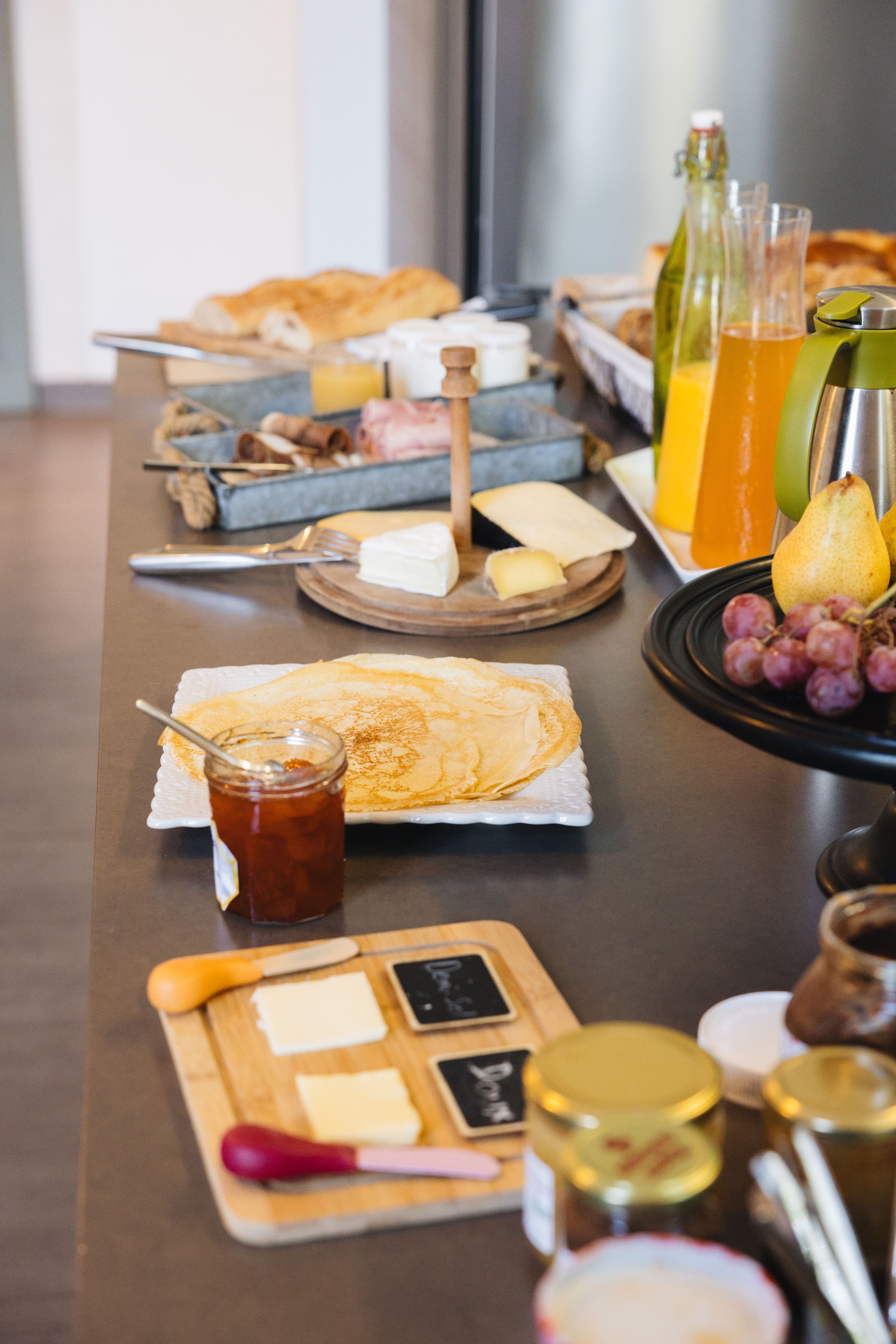 Buffet petit déjeuner