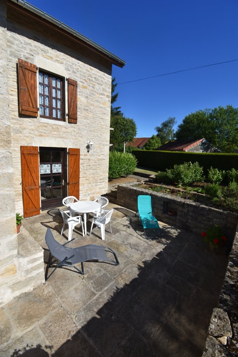 Terrasse au soleil levant
