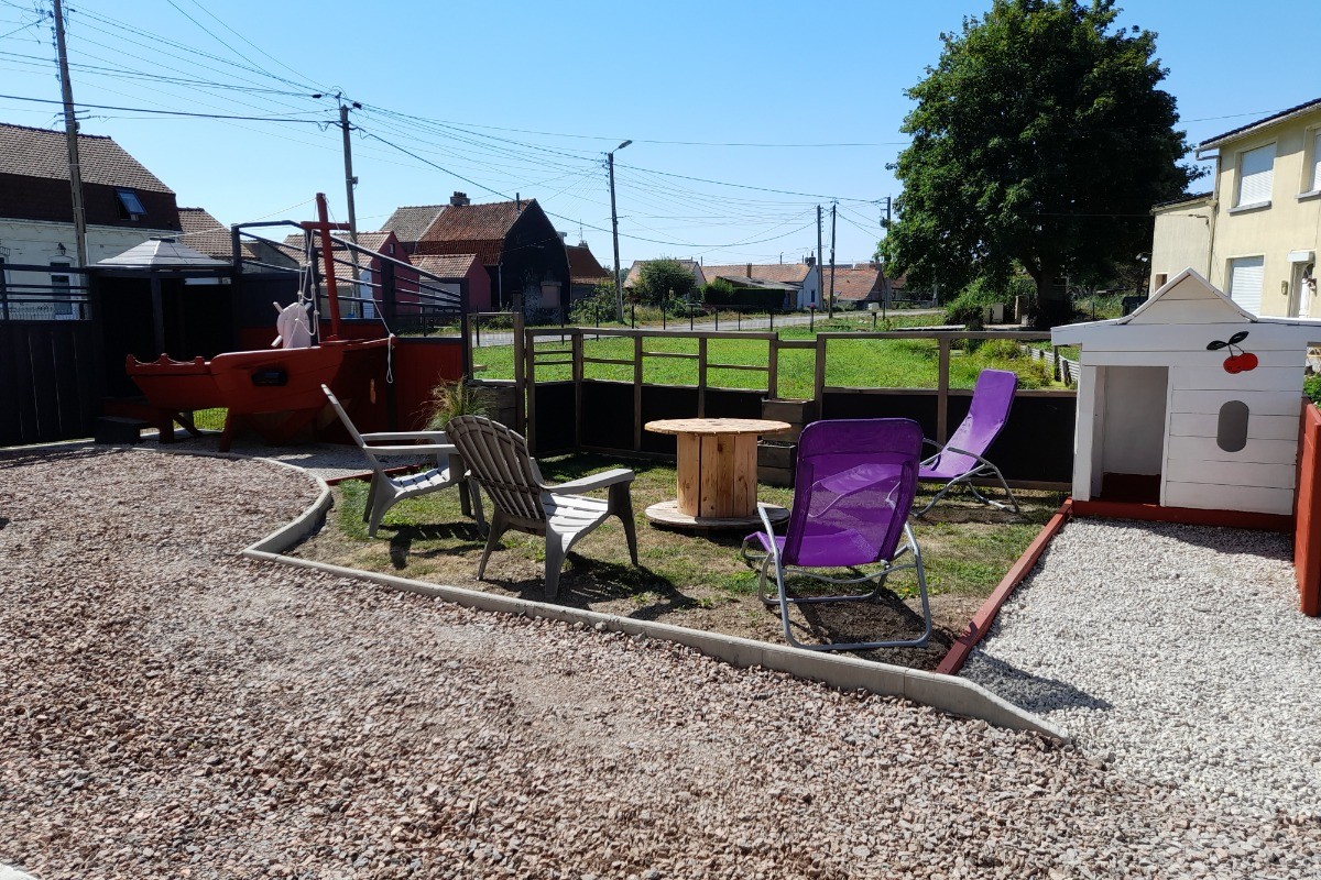 terrasse et jardin