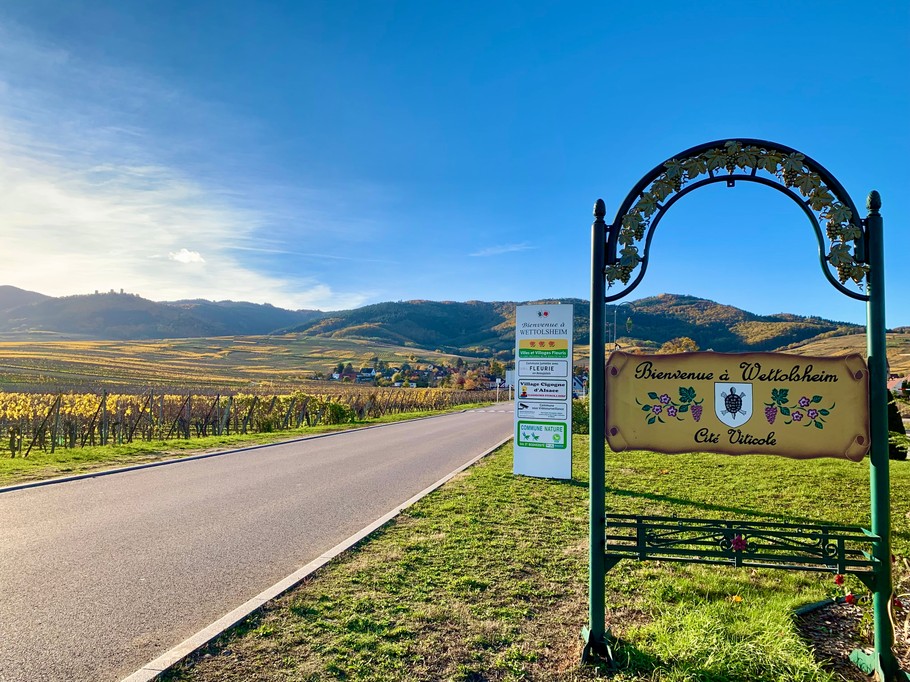 Entrée du village de Wettolsheim