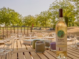 terrasse arrière 12 personnes Laugnac Le Palens