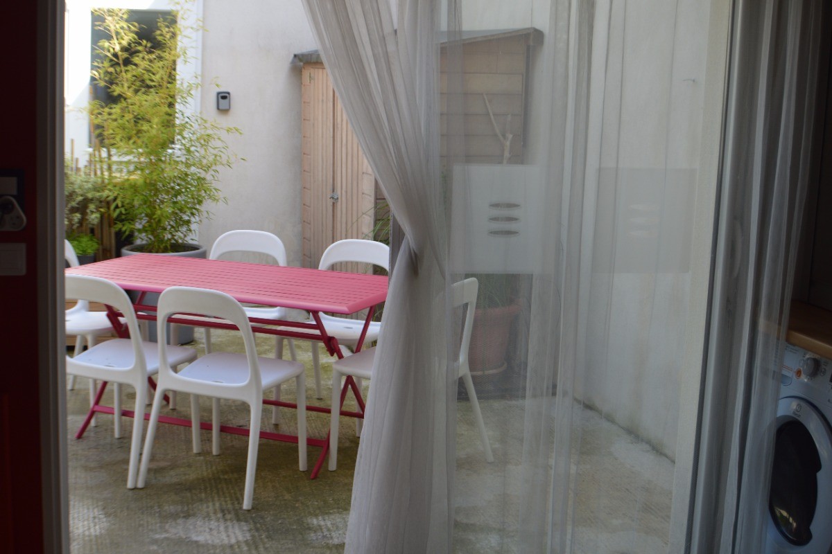 Terrasse - Maison Grise pour 5 personnes, proche plages, Meschers sur Gironde près de Royan