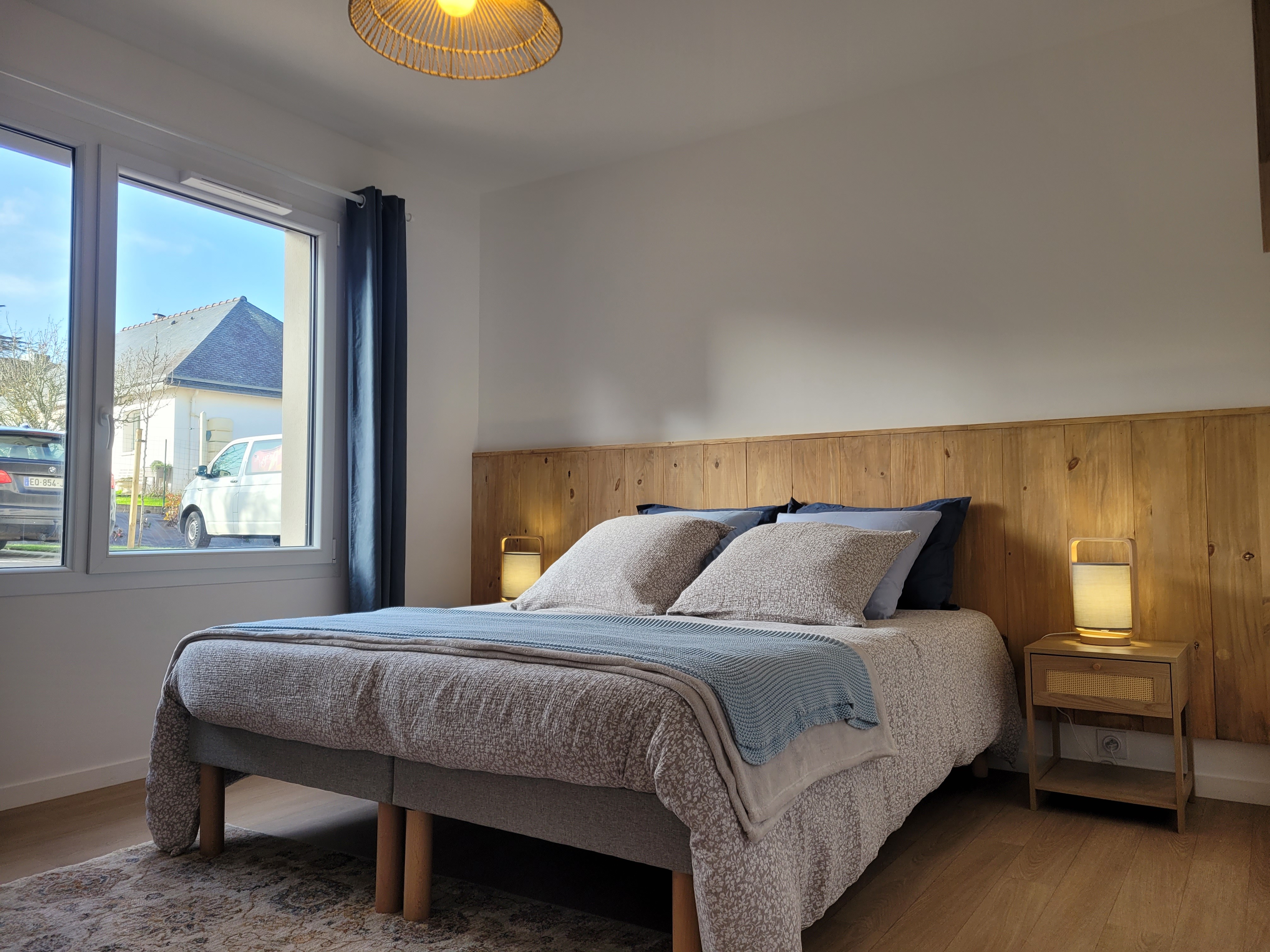 Lebreton Paimpol location, chambre indépendant lit 160