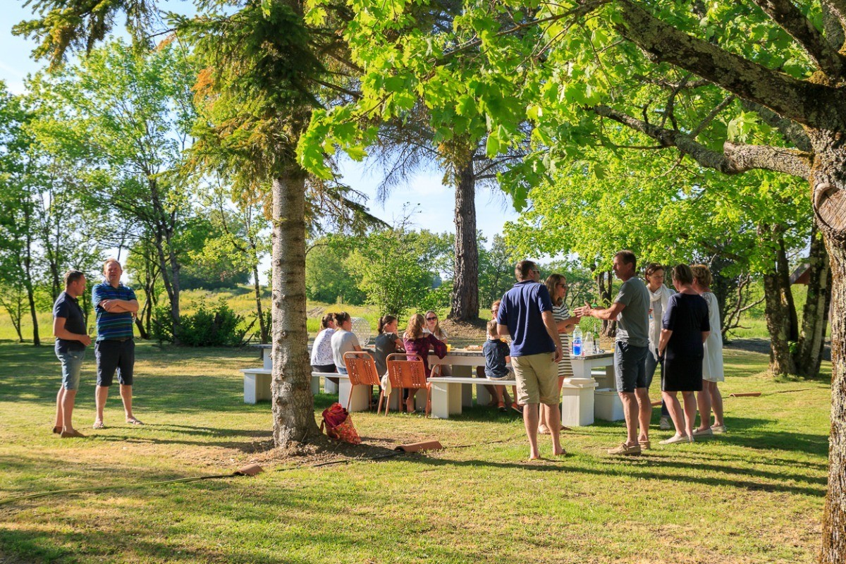 Plaisir de vacances, en famille et entre amis