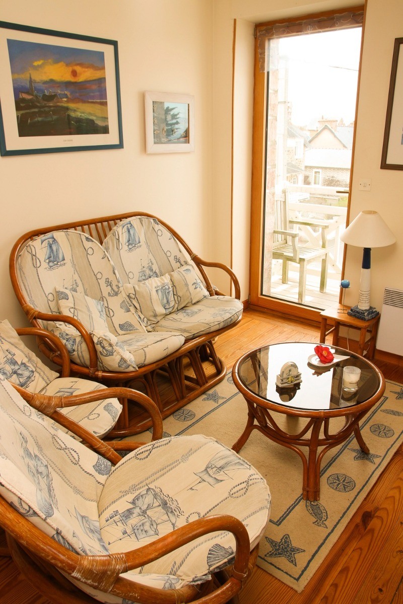 Bienvenue à bord, location, appartement, Pléneuf Val André, Bidan Claudine, séjour