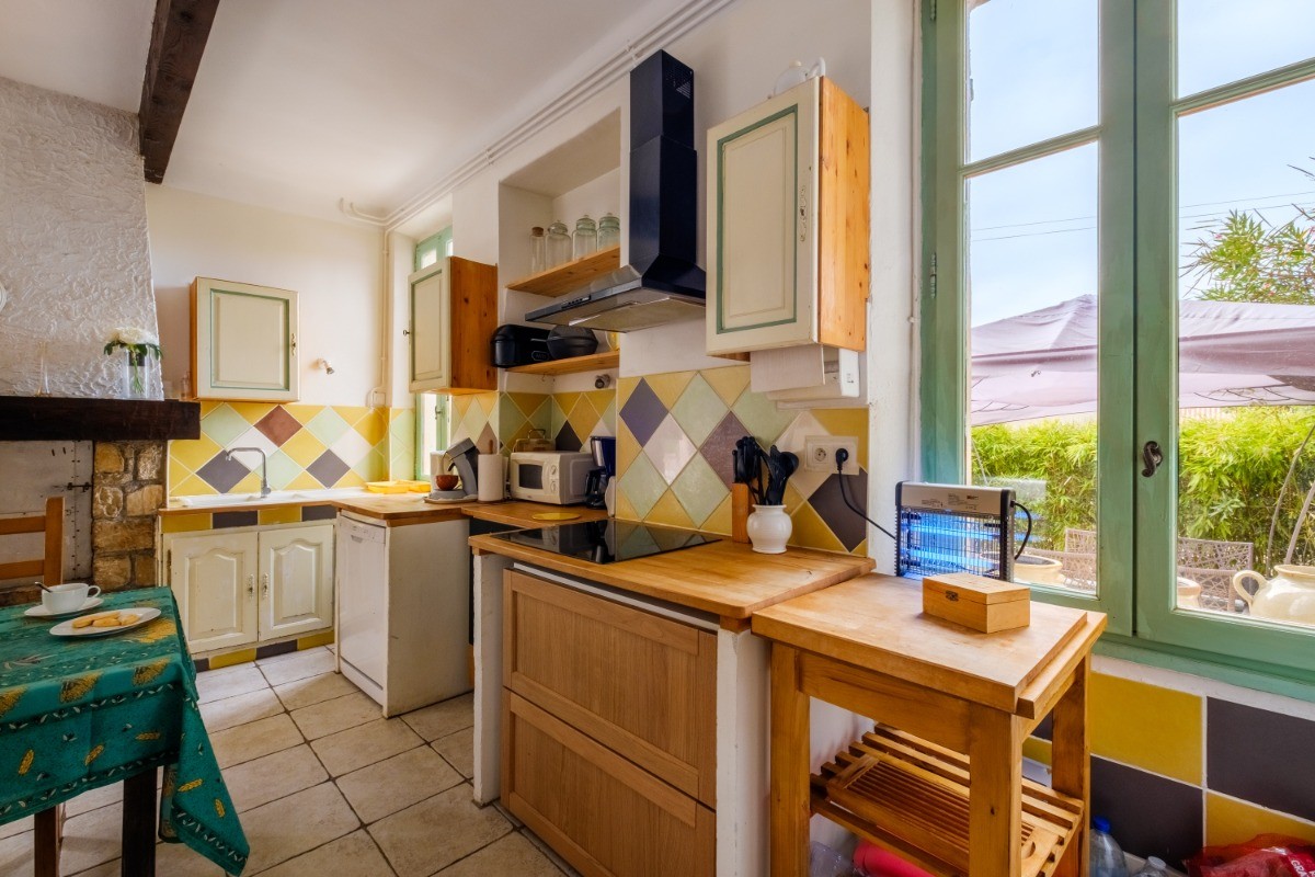Espace cuisine, gîte le Floriège à Vidauban (Provence, Var)