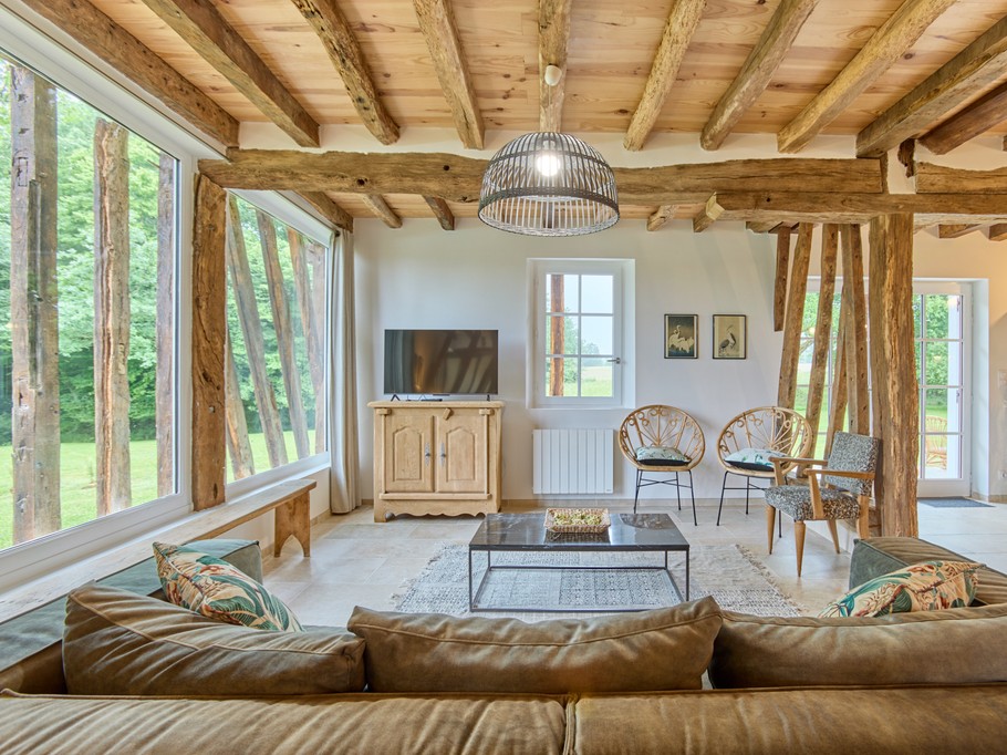 Living area - Gîte de Peyrucolle - Labastide d'Armagnac