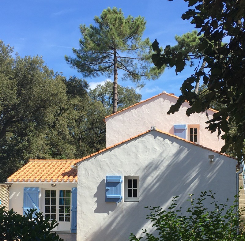 côté terrasse et pièce de vie