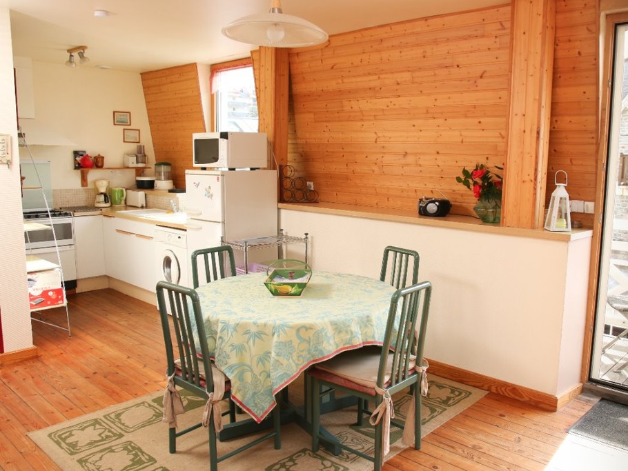 cuisine ouverte sur salle à manger ouverture sur balcon