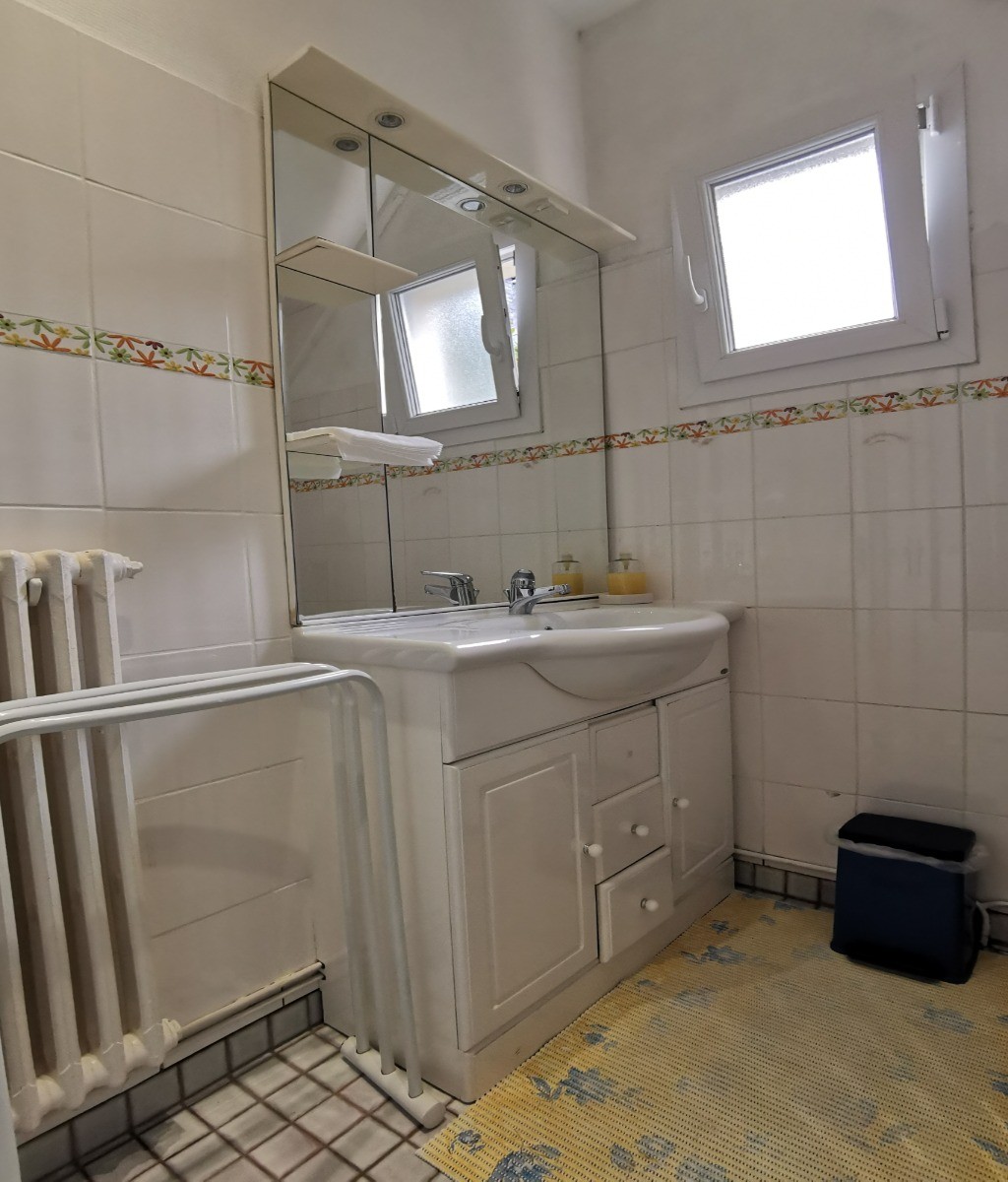 Salle d'eau avec WC au RDC