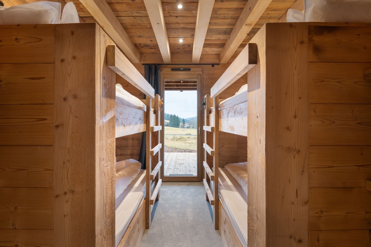 Chambre dortoir pour 4 personnes, niveau 0