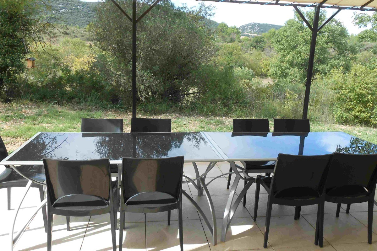 Terrasse couverte _ Villa Nature au Soleil