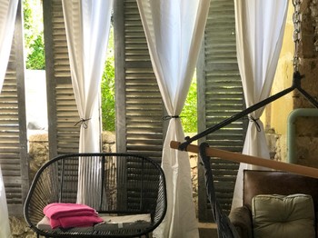 Le Mas Réolais, Edouard de Woodstock gite for 2, in La Réole in Gironde with shared pool and Spa