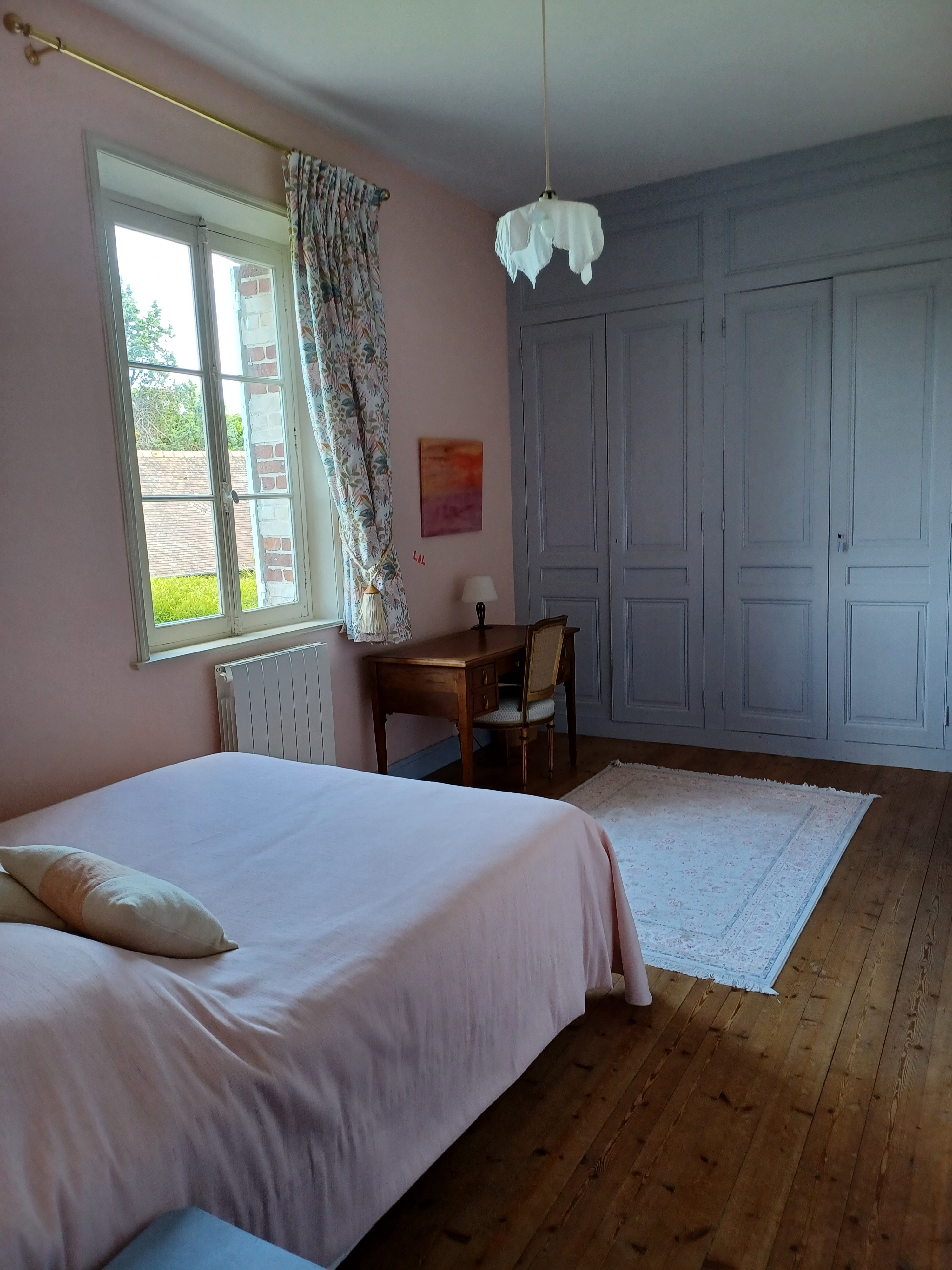Chambre coquelicot