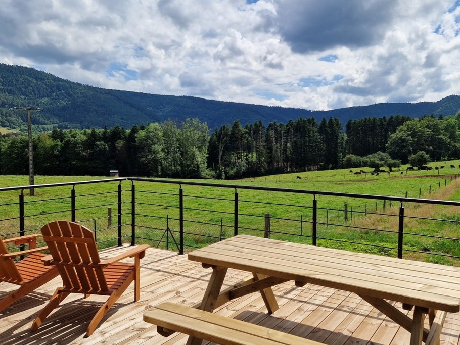 Chalet Chevreuil - Terrasse et vue