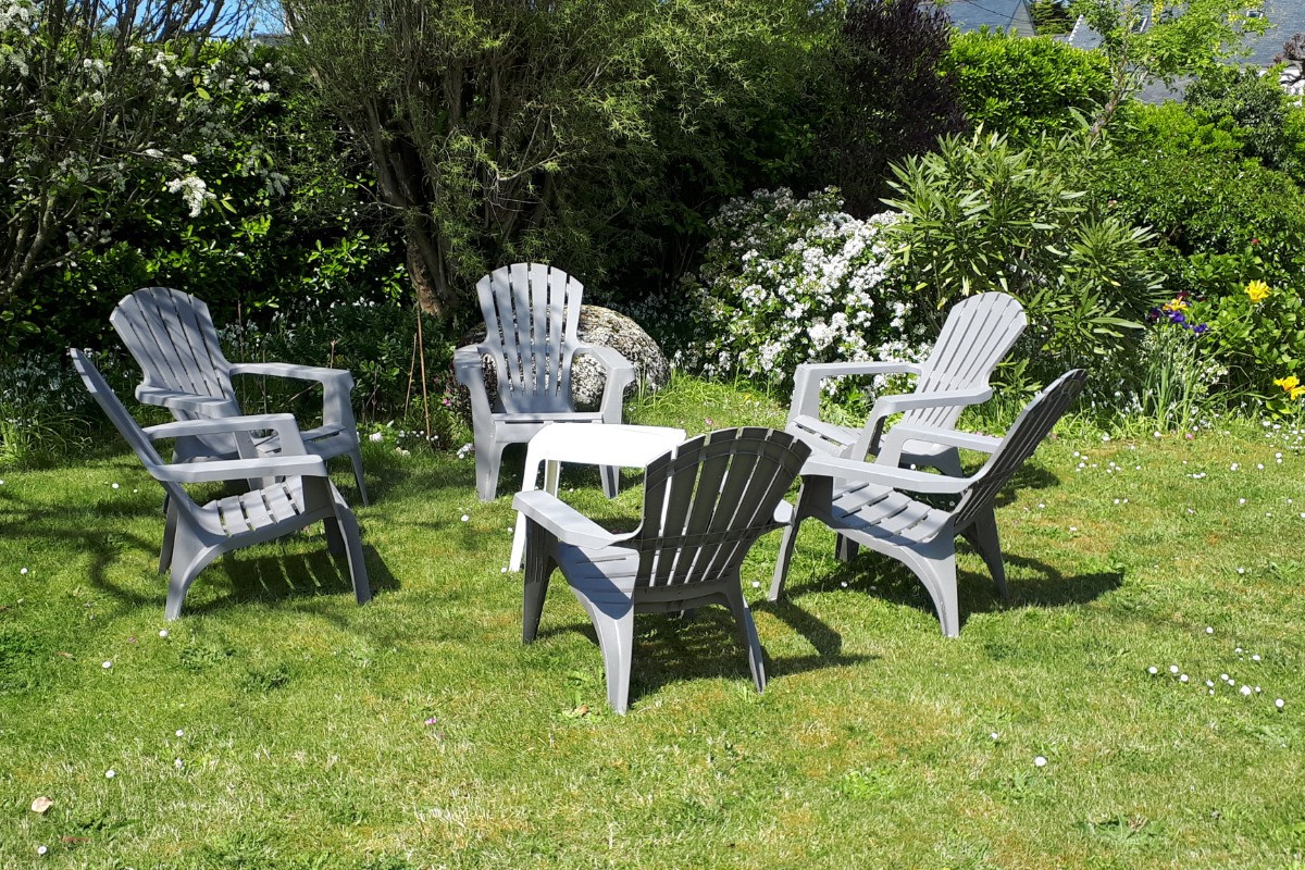 Espace détente au Jardin