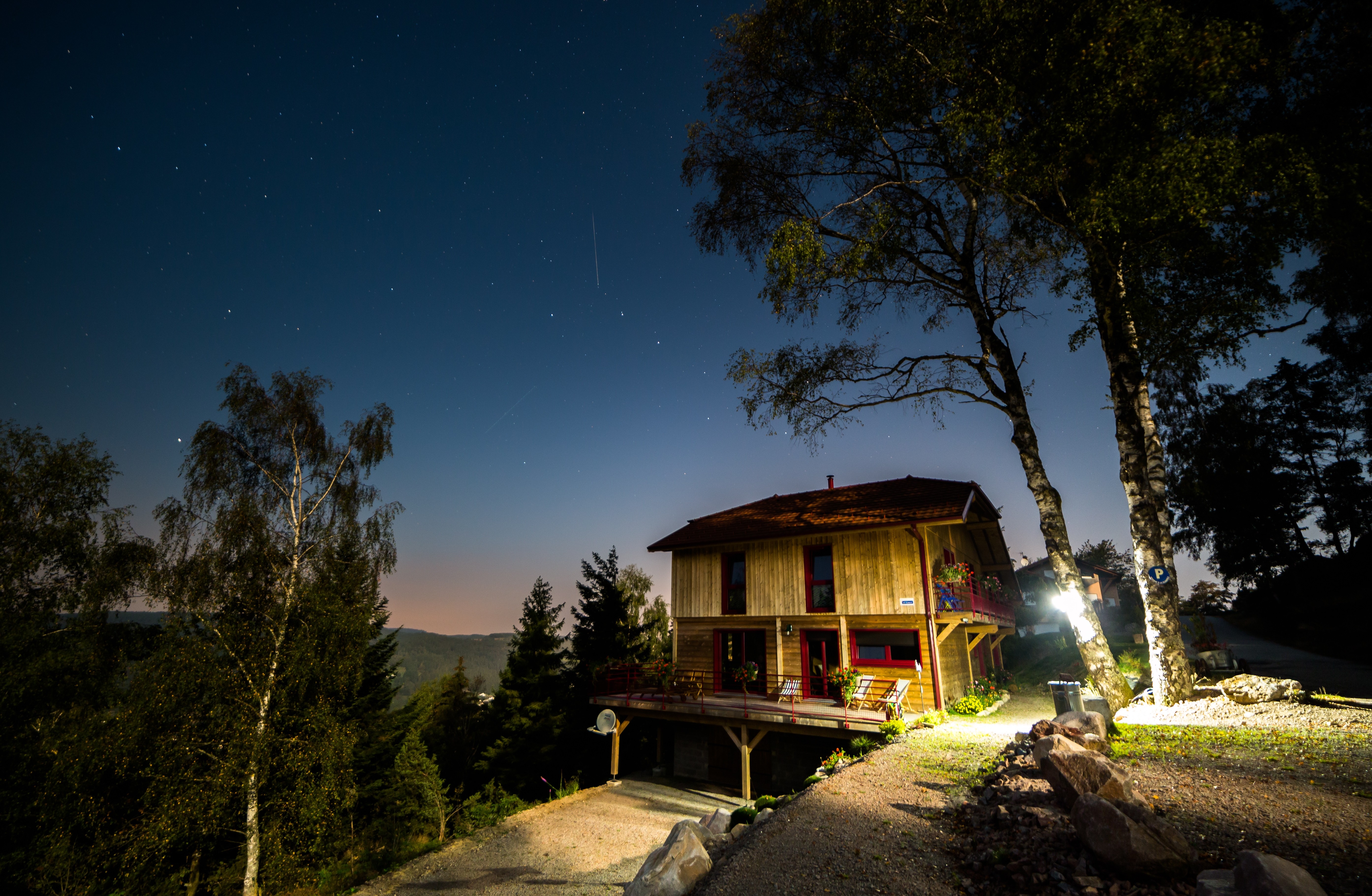 Le chalet une nuit étoilée