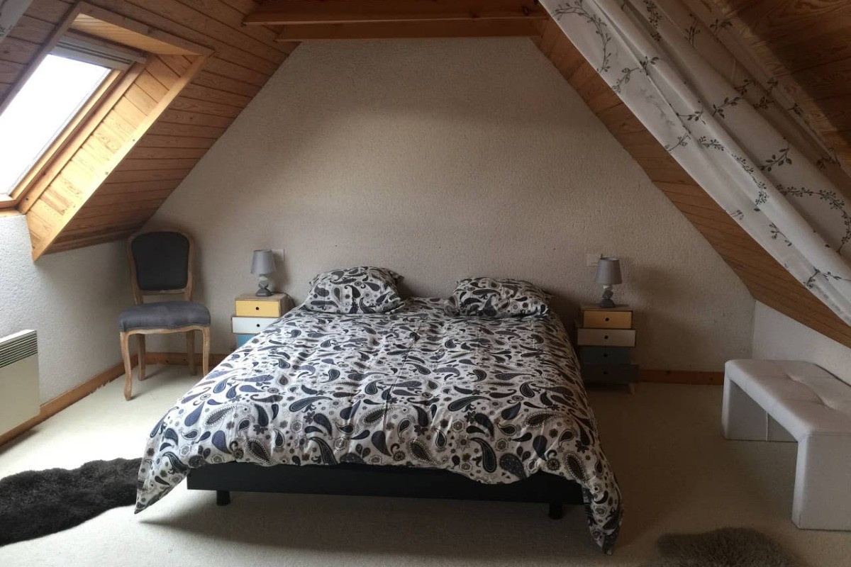 Chambre avec lit 160cm et lit 140cm