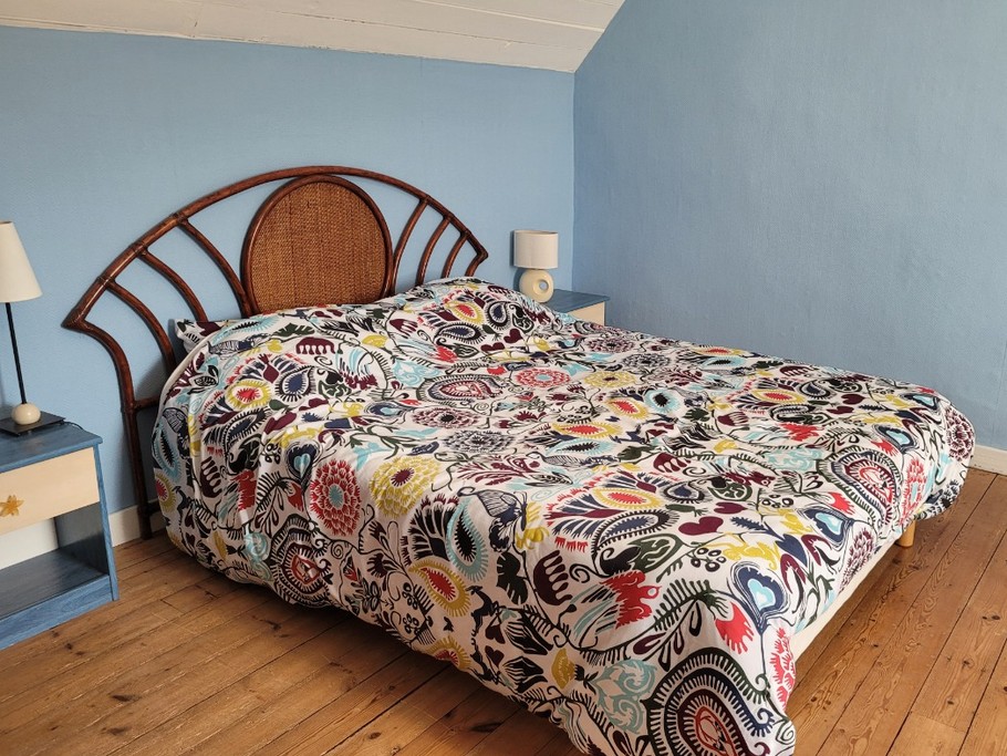 Location, 4/6 personnes à TREBEURDEN à 5 minutes PLAGE - 10 minutes PERROS-GUIREC - COTES D'ARMOR - BRETAGNE - chambre double