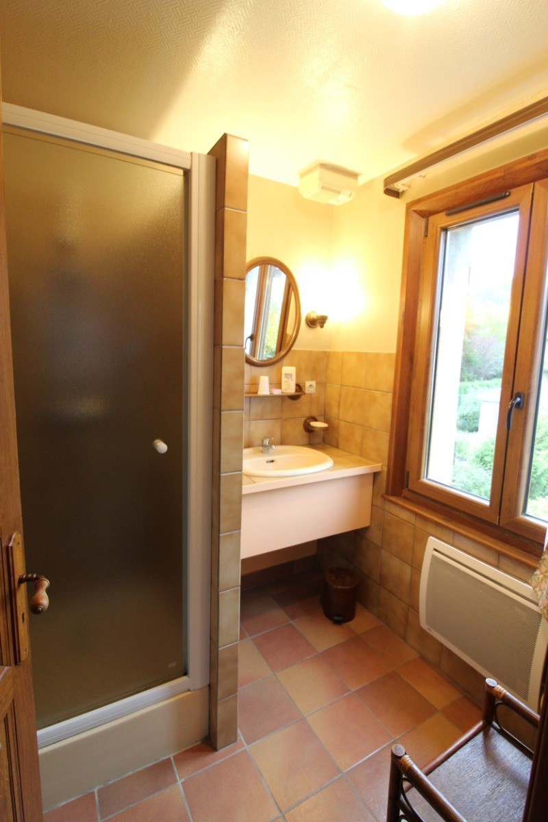 Salle d'eau attenante - Chambre d'hôtes l'An XII - Orchidées