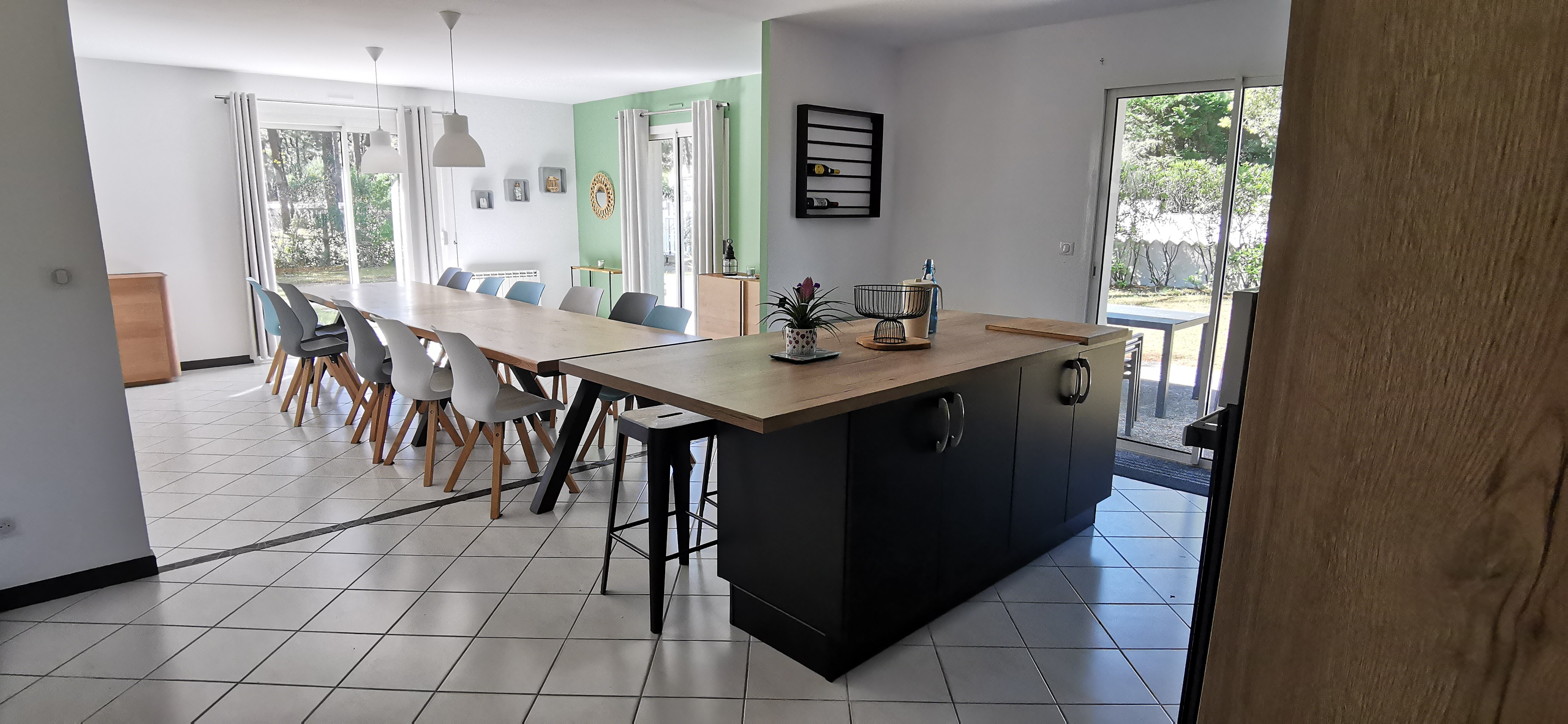 Cuisine + pièce de vie