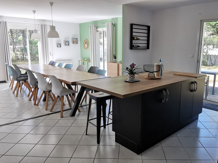 Cuisine + pièce de vie