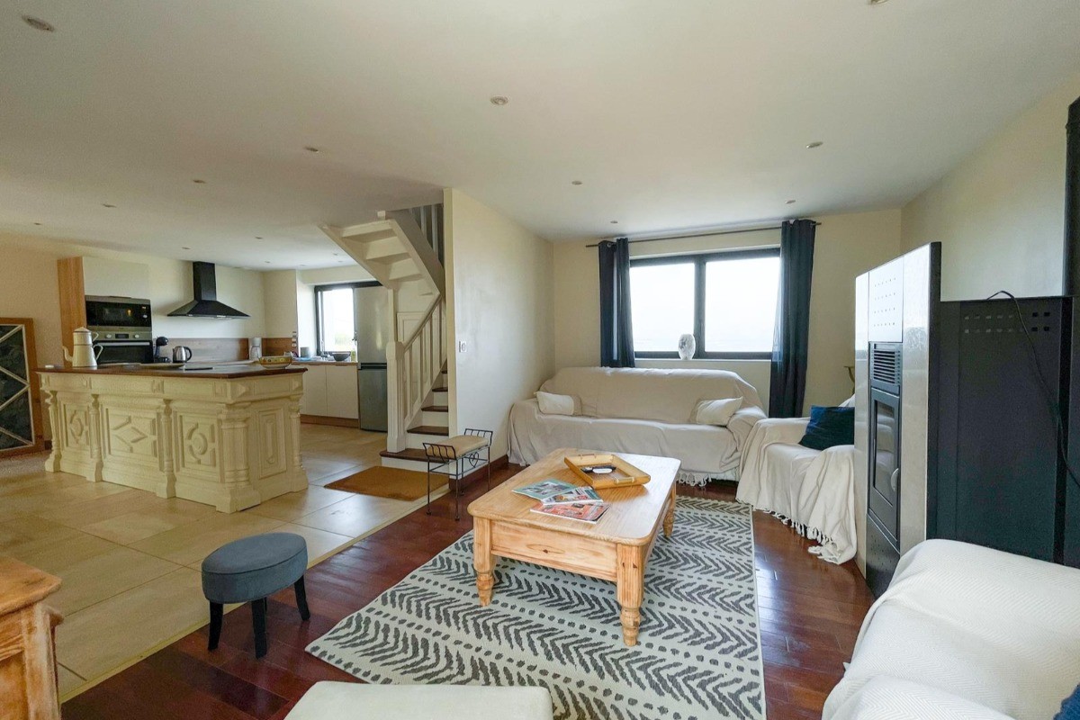 salon-espace cuisine