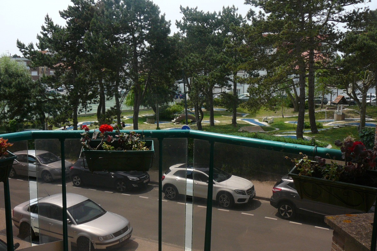 Vue sur parc de loisirs