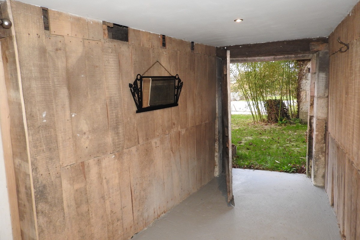 Accès depuis la maison au jardin