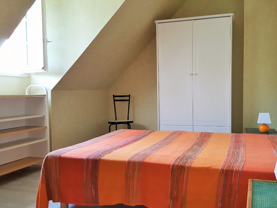 chambre verte lit 140