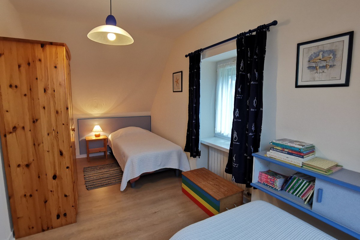 Troisième chambre avec deux lits de 90